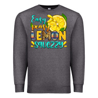 Charcoal Heather easy peasy lemon squezzy Premium Sweatshirt - Zillion Design Studio