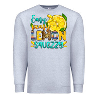 Heather Grey easy peasy lemon squezzy Premium Sweatshirt - Zillion Design Studio