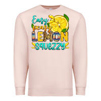Pale Pink easy peasy lemon squezzy Premium Sweatshirt - Zillion Design Studio