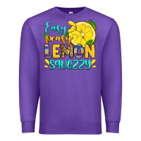 Purple easy peasy lemon squezzy Premium Sweatshirt - Zillion Design Studio