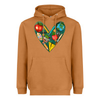 Meerkat teacher  heart Heavyweight Hoodie - texasbilliewilder