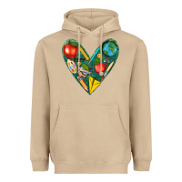 Mushroom teacher  heart Heavyweight Hoodie - texasbilliewilder