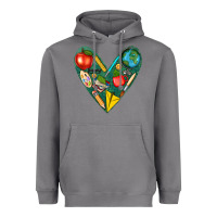 Storm teacher  heart Heavyweight Hoodie - texasbilliewilder