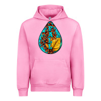 Fuchsia Pink Fall Teardrop Urban Hoodie - LillyAllenDesigns