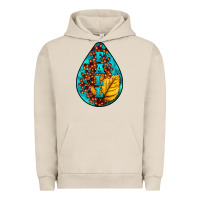 Pigment French Oak Fall Teardrop Urban Hoodie - LillyAllenDesigns
