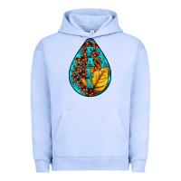 Pigment Grape Ice Fall Teardrop Urban Hoodie - LillyAllenDesigns