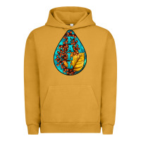 Pigment Peanut Butter Fall Teardrop Urban Hoodie - LillyAllenDesigns