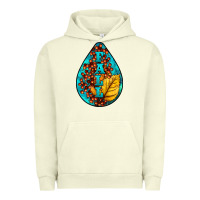 Pigment Pistachio Fall Teardrop Urban Hoodie - LillyAllenDesigns