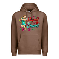 Chestnut stupid cupid Premium Hoodie - AdoDesignShop