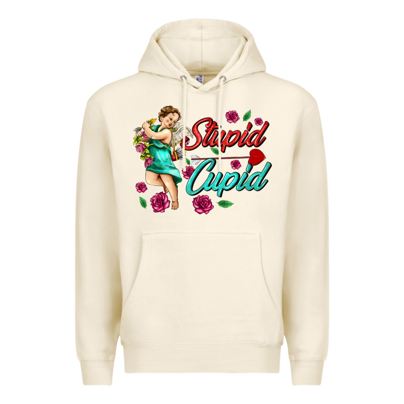 Stupid Cupid Premium Hoodie by AdoDesignShop | Teevron