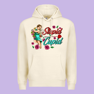 Stupid Cupid Premium Hoodie Designed By Adodesignshop