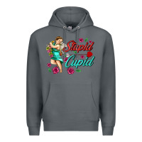 Rock stupid cupid Premium Hoodie - AdoDesignShop