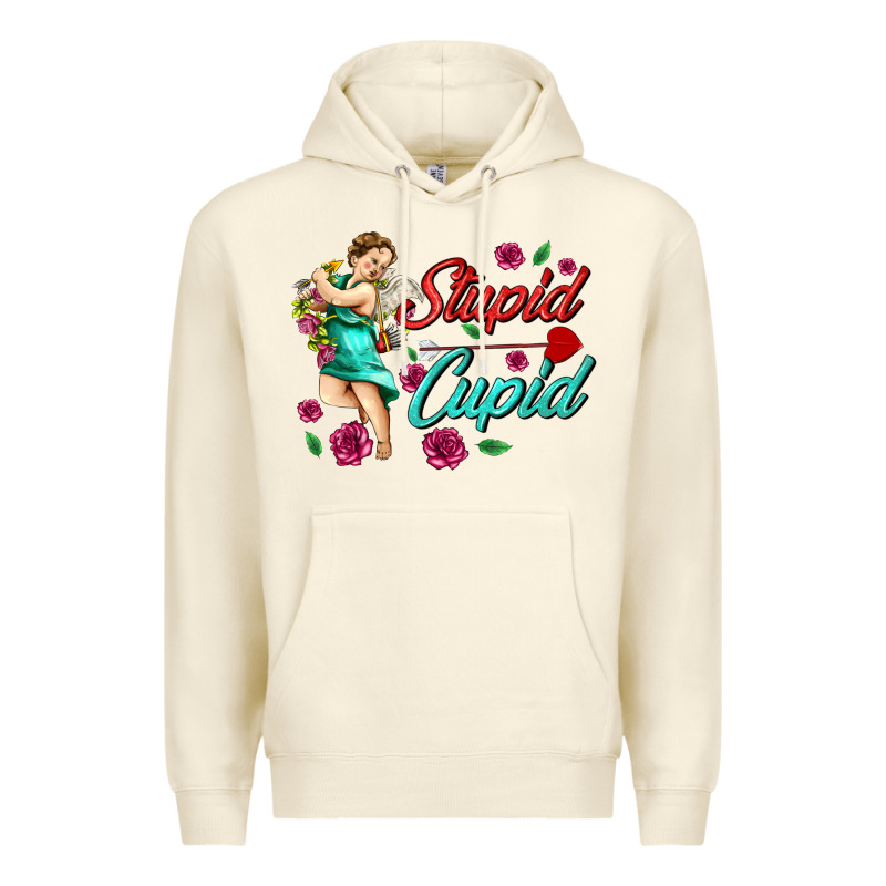 Stupid Cupid Premium Hoodie by AdoDesignShop | Teevron