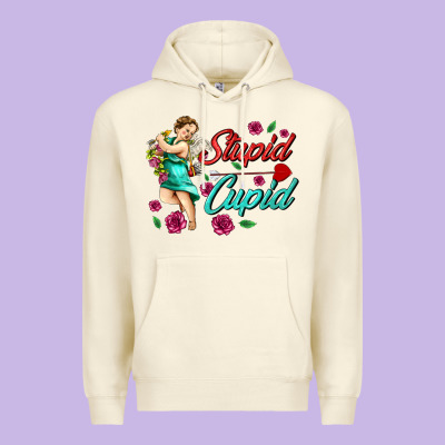 Stupid Cupid Premium Hoodie Designed By Adodesignshop