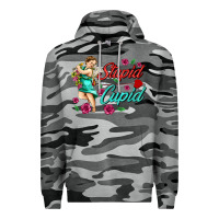 Slate Camo stupid cupid Premium Hoodie - AdoDesignShop