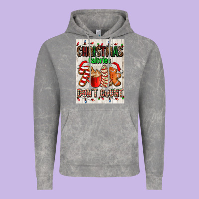 Christmas Calories Dont Count Vintage Hoodie Designed By Adodesignshop