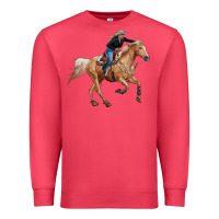 Cardinal horse body with cowgirl Premium Sweatshirt - RanaPortraitStore