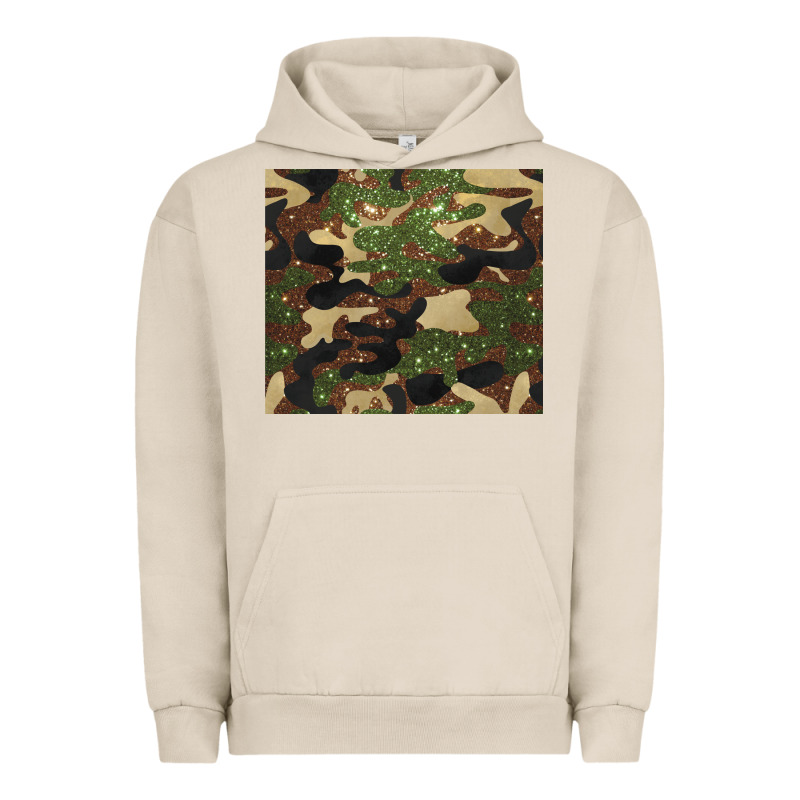 Camouflage Glitter Urban Hoodie by BarkalooDesign | Teevron