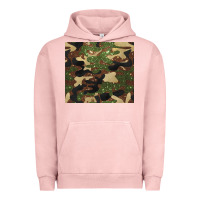 Pigment Salmon camouflage glitter Urban Hoodie - BarkalooDesign