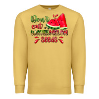 Antique Gold don't eat watermelon seeds Premium Sweatshirt - Zillion Design Studio