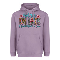 Lavender sorry i m late i didn t want to come Heavyweight Hoodie - Zillion Design Studio