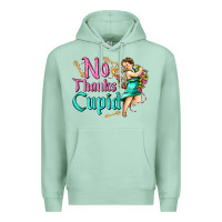 Seafoam no thanks cupid Premium Hoodie - AdoDesignShop