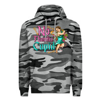 Slate Camo no thanks cupid Premium Hoodie - AdoDesignShop