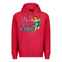 Cardinal no thanks cupid Premium Hoodie - AdoDesignShop