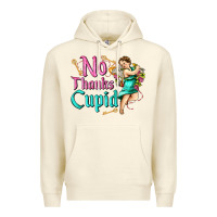 Sandshell no thanks cupid Premium Hoodie - AdoDesignShop