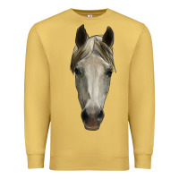 Antique Gold horse head Premium Sweatshirt - RanaPortraitStore