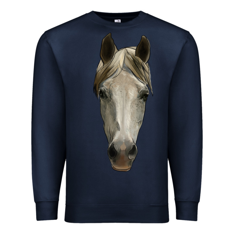 Horse Head Premium Sweatshirt by RanaPortraitStore | Teevron