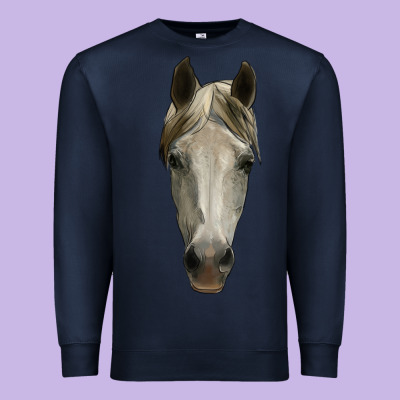 Horse Head Premium Sweatshirt Designed By Ranaportraitstore