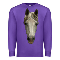 Purple horse head Premium Sweatshirt - RanaPortraitStore