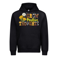 Black grow positive thoughts Urban Hoodie - NancyCooperArtShop