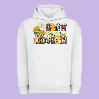 Grow Positive Thoughts Urban Hoodie Designed By Nancycooperartshop