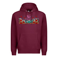 Burgundy no thanks cupid Premium Hoodie - AdoDesignShop