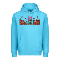 Ocean Blue no thanks cupid Premium Hoodie - AdoDesignShop