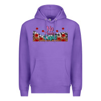 Purple no thanks cupid Premium Hoodie - AdoDesignShop