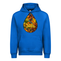 Cobalt Fall Teardrop Urban Hoodie - LillyAllenDesigns