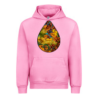 Fuchsia Pink Fall Teardrop Urban Hoodie - LillyAllenDesigns