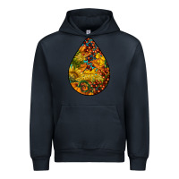 Navy Fall Teardrop Urban Hoodie - LillyAllenDesigns