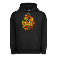 Pigment Black Fall Teardrop Urban Hoodie - LillyAllenDesigns