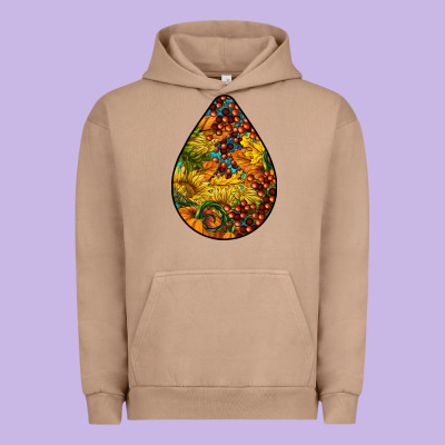 Fall Teardrop Urban Hoodie Designed By Lillyallendesigns