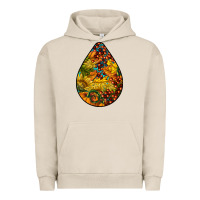 Pigment French Oak Fall Teardrop Urban Hoodie - LillyAllenDesigns