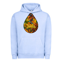Pigment Grape Ice Fall Teardrop Urban Hoodie - LillyAllenDesigns