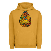 Pigment Peanut Butter Fall Teardrop Urban Hoodie - LillyAllenDesigns