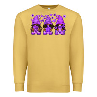 Antique Gold Domestic Violence Warrior Afro Gnomes Premium Sweatshirt - texasbilliewilder