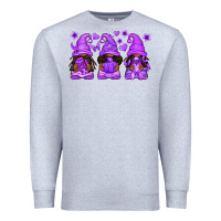 Heather Grey Domestic Violence Warrior Afro Gnomes Premium Sweatshirt - texasbilliewilder