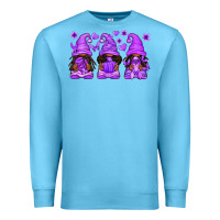 Ocean Blue Domestic Violence Warrior Afro Gnomes Premium Sweatshirt - texasbilliewilder