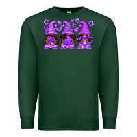 Sports Green Domestic Violence Warrior Afro Gnomes Premium Sweatshirt - texasbilliewilder